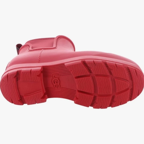 ✨️UGG RED RAIN BOOTS NEW WATERPROOF WOMEN'S SIZE 6✨️ - Picture 4 of 14